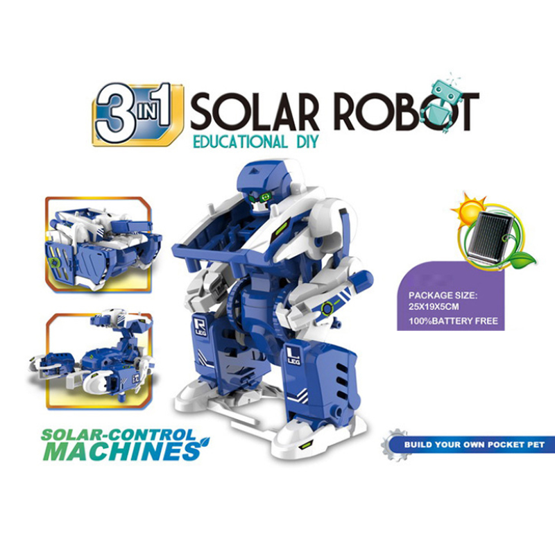 Science Nature - Kit Robô 3 em 1 Educacional