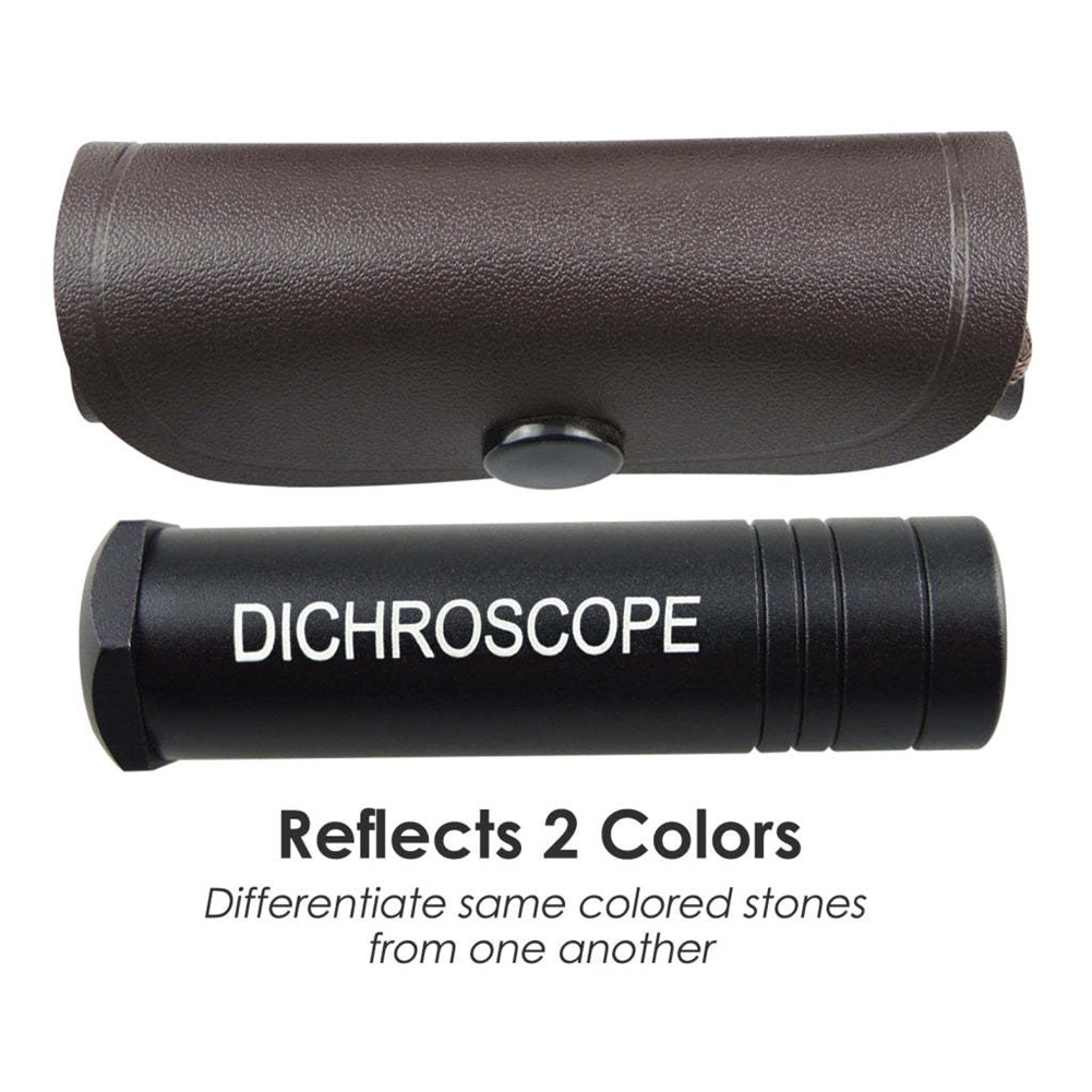Spectroscope Handheld - ABFKW Gemstone Calcite Dicroscópio Trichoic Gemstones