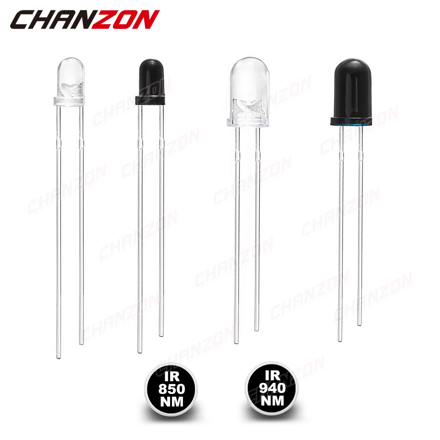 Science And Hobby Photos - 100 peças 3mm 5mm ir led