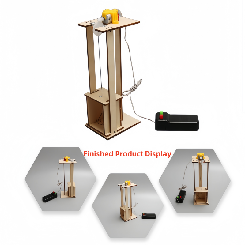 Science Project Diy - Kit de elevador elétrico com controle