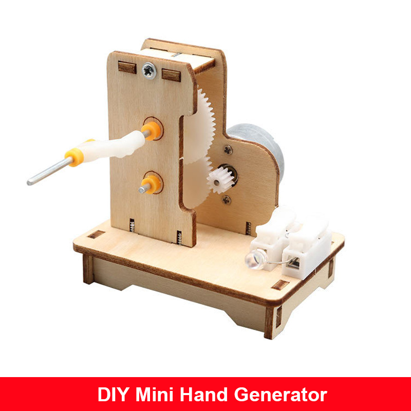 Diy mini gerador de mão diy ki - Science Project Diy avaliação e preço