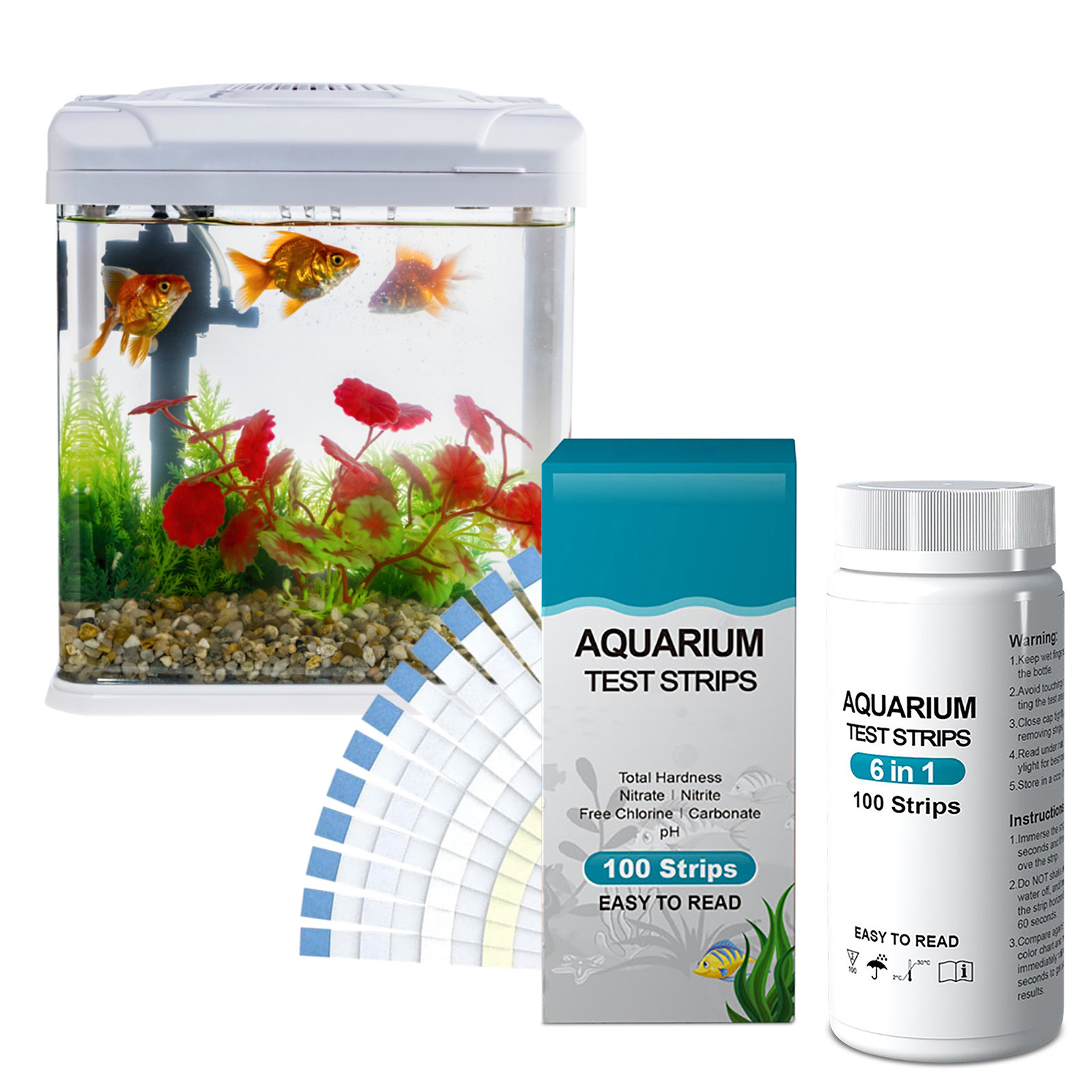 100 pçs 6-em-1 kit de tiras de - Ph Strip Test avaliação e preço