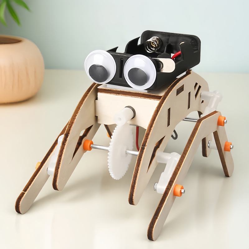 Robô Aranha Andante Feito à Mã - Science Project Diy avaliação e preço