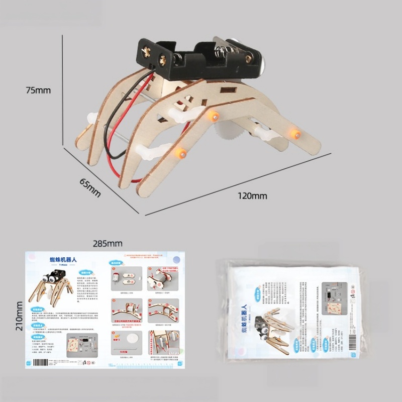 Robô Aranha Andante Feito à Mã - Science Project Diy avaliação e preço