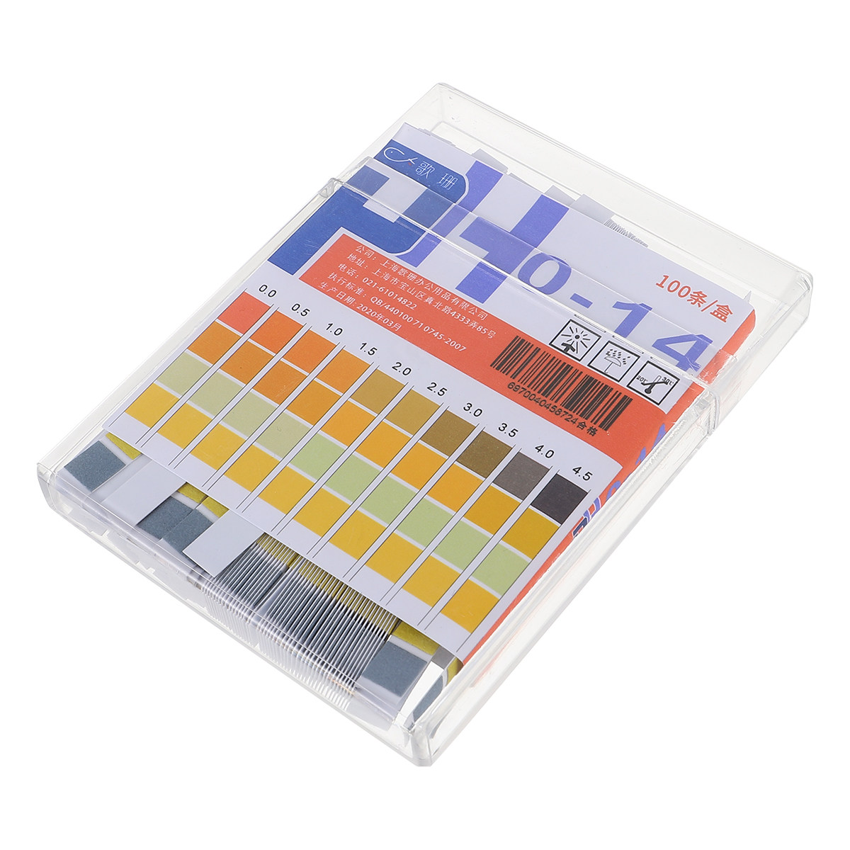 100 peças de Papel Teste de pH - Ph Strip Test avaliação e preço