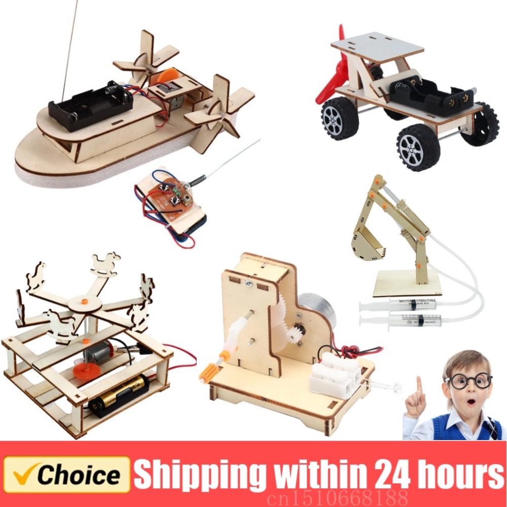 DIY Wooden Boat Model Science  - Science Project Diy avaliação e preço