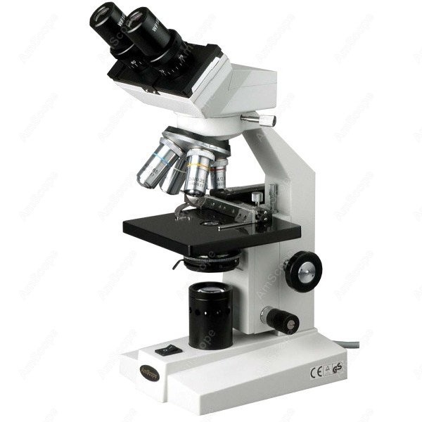 Microscópio Biológico Binocula - Amscope Microscope Compound 40X-1000X avaliação e preço