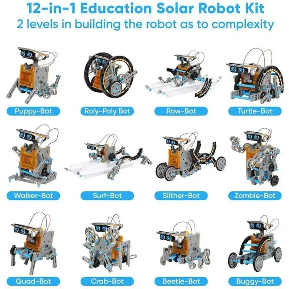 13 em 1 robô movido a energia  - Science Project Diy avaliação e preço